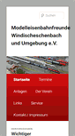 Mobile Screenshot of mef-windischeschenbach.de